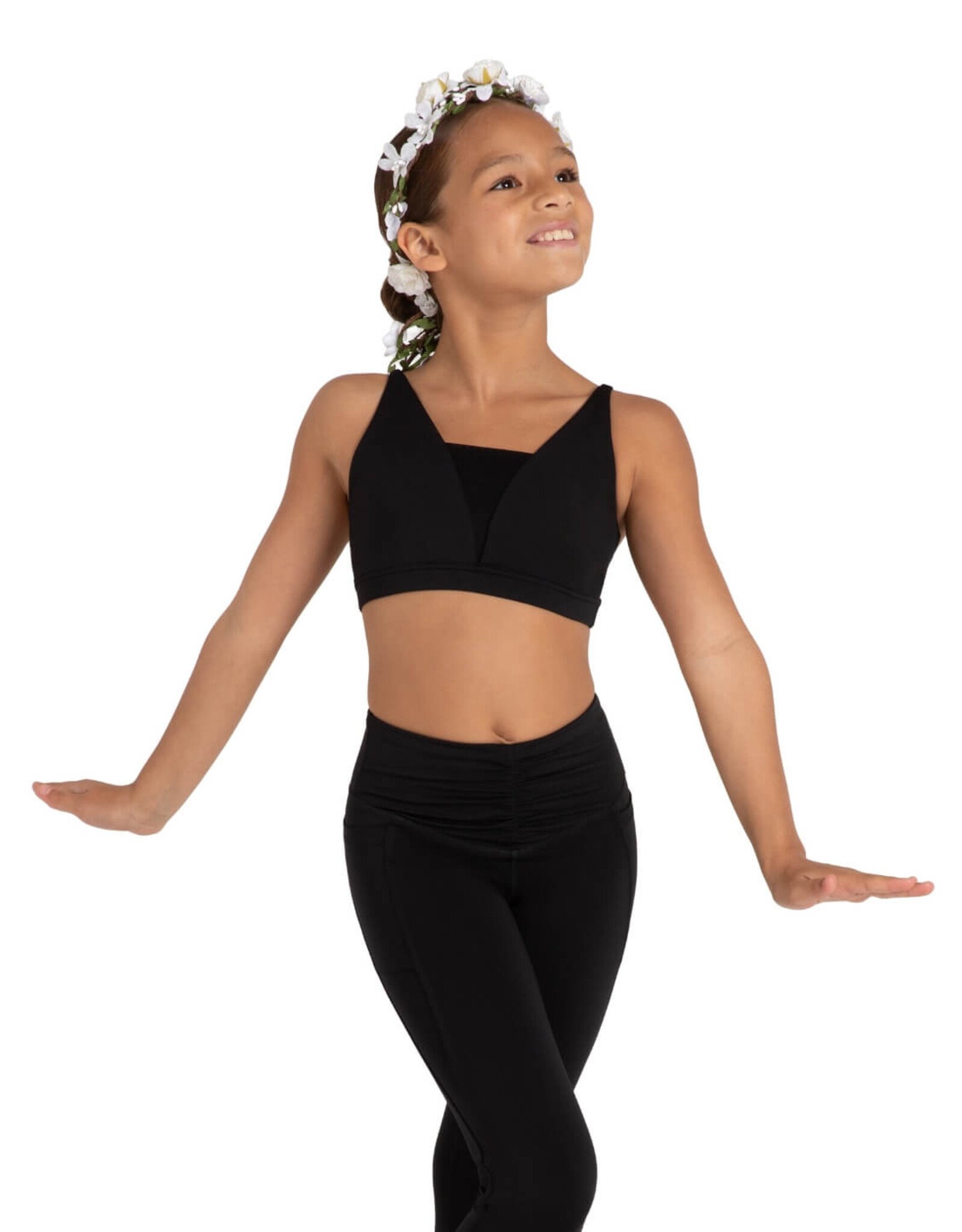 CAPEZIO CAPEZIO CHILD IRIS MESH BRA TOP