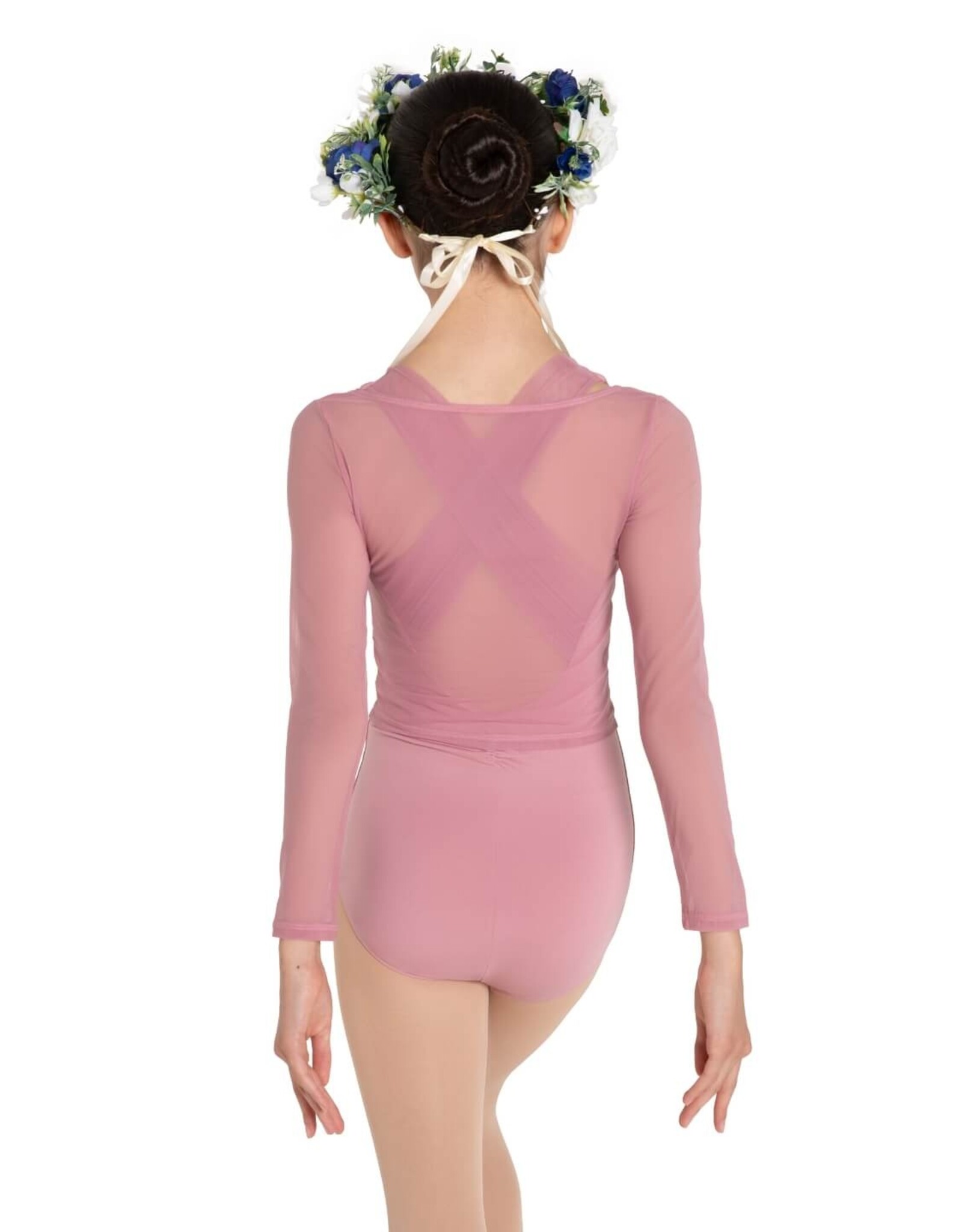 CAPEZIO CAPEZIO 12094C YOUTH MEADOW GATHERED MESH TOP