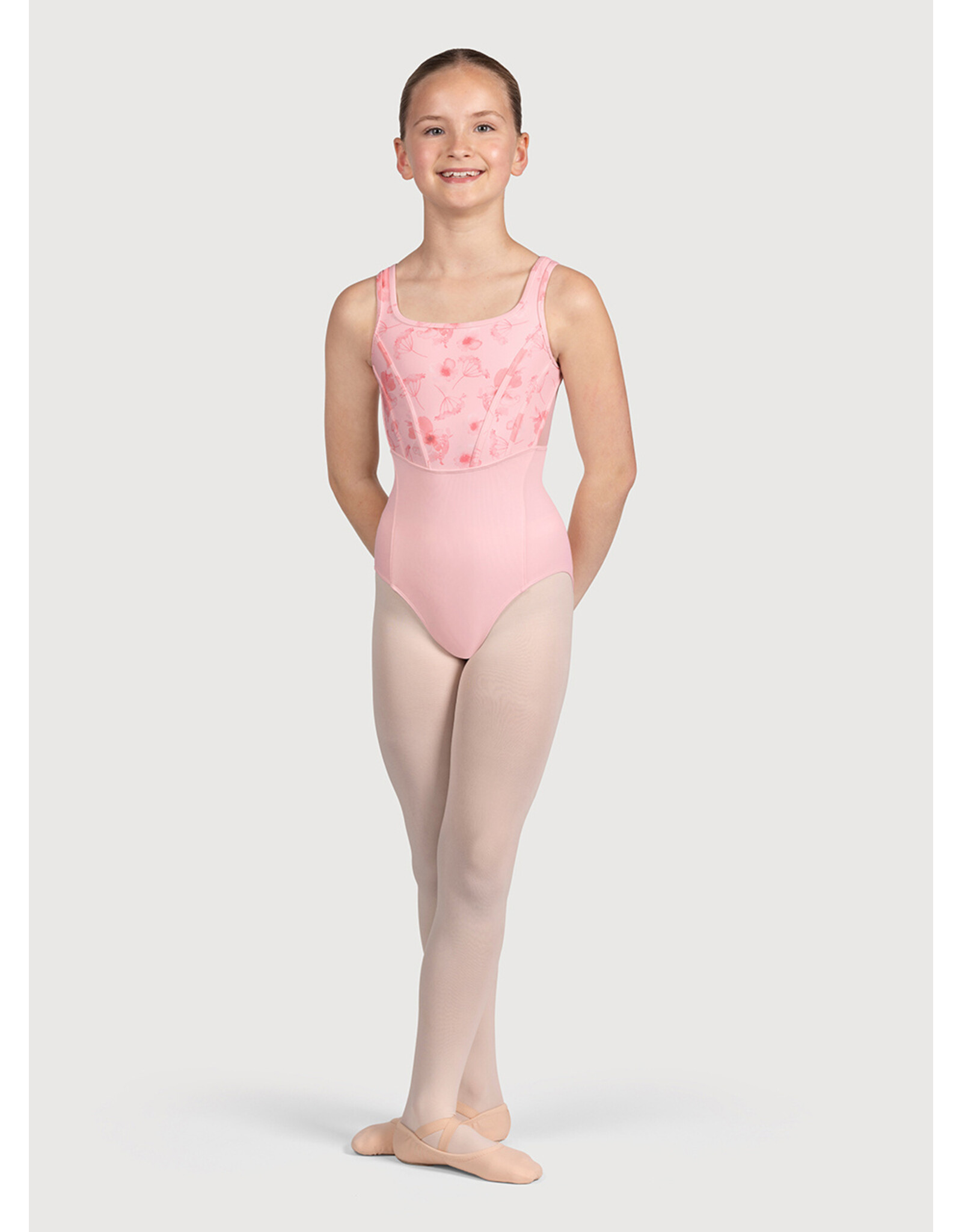 BLOCH  BLOCH CHILD PETAL SCOOP NECK TANK LEOTARD