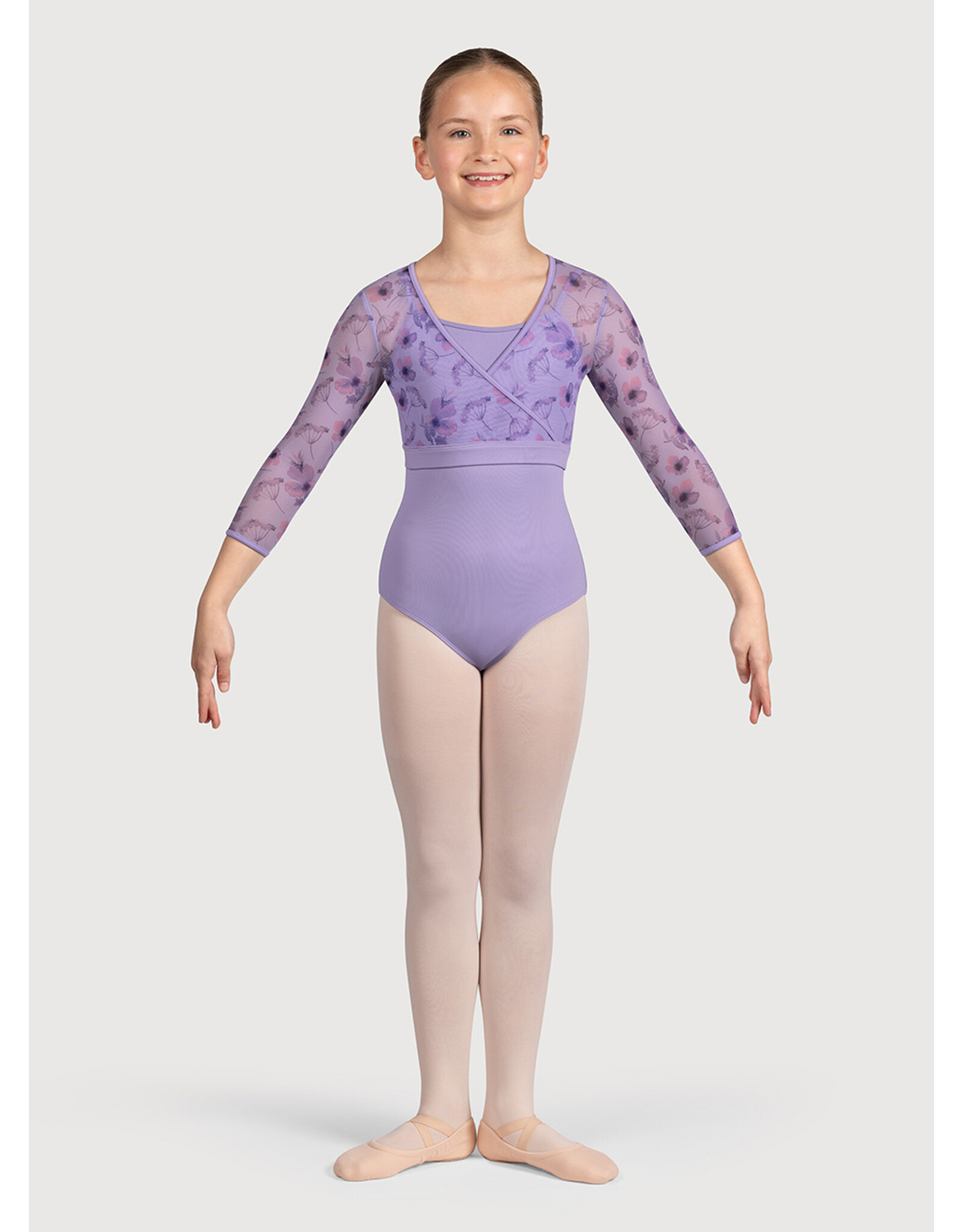 BLOCH BLOCH CHILD PETAL MESH WRAP