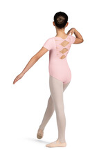 MIRELLA M1562C MIRELLA CHILD GLOW BOAT NECK CAP SLEEVE LEOTARD