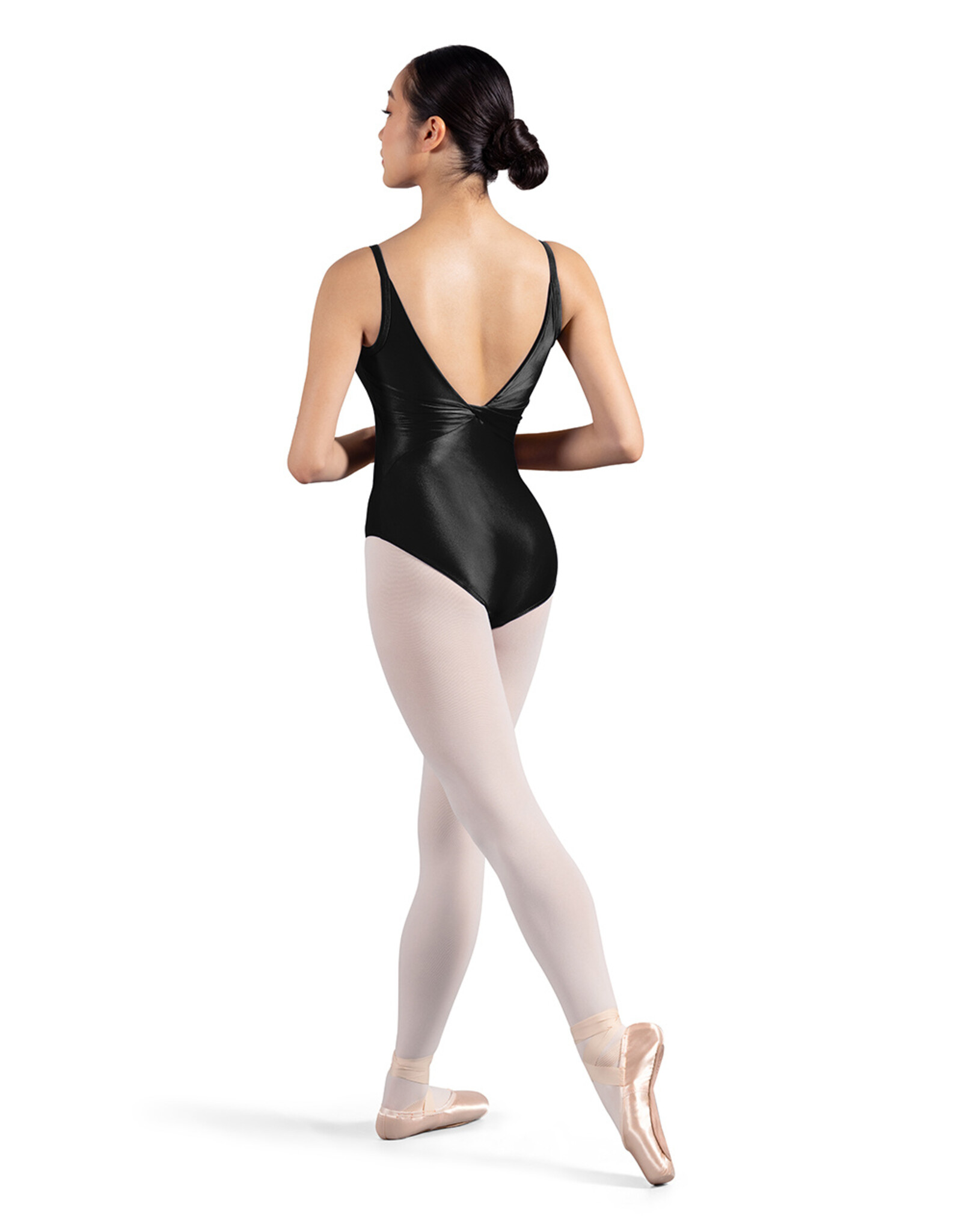 MIRELLA M2191LM MIRELLA ADULT GLOW TWIST BACK CAMISOLE LEOTARD