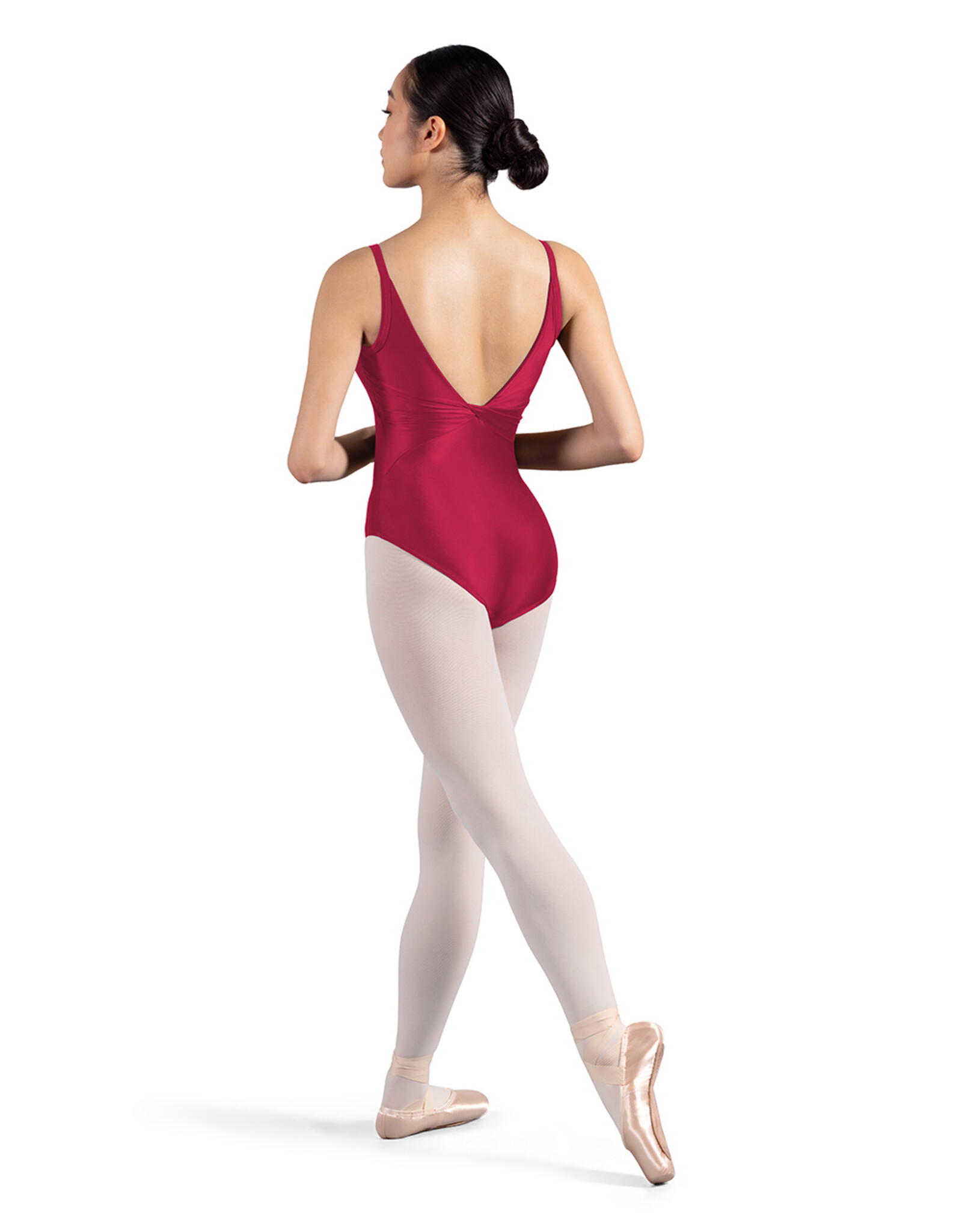 MIRELLA M2191LM MIRELLA ADULT GLOW TWIST BACK CAMISOLE LEOTARD