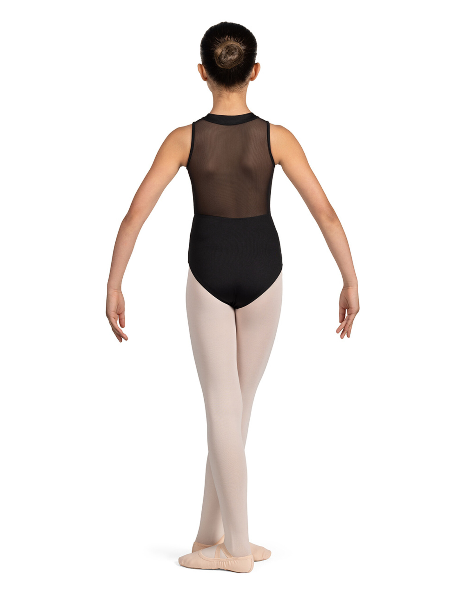 MIRELLA M491C MIRELLA YOUTH GLOW ZIPPER FRONT TANK LEOTARD