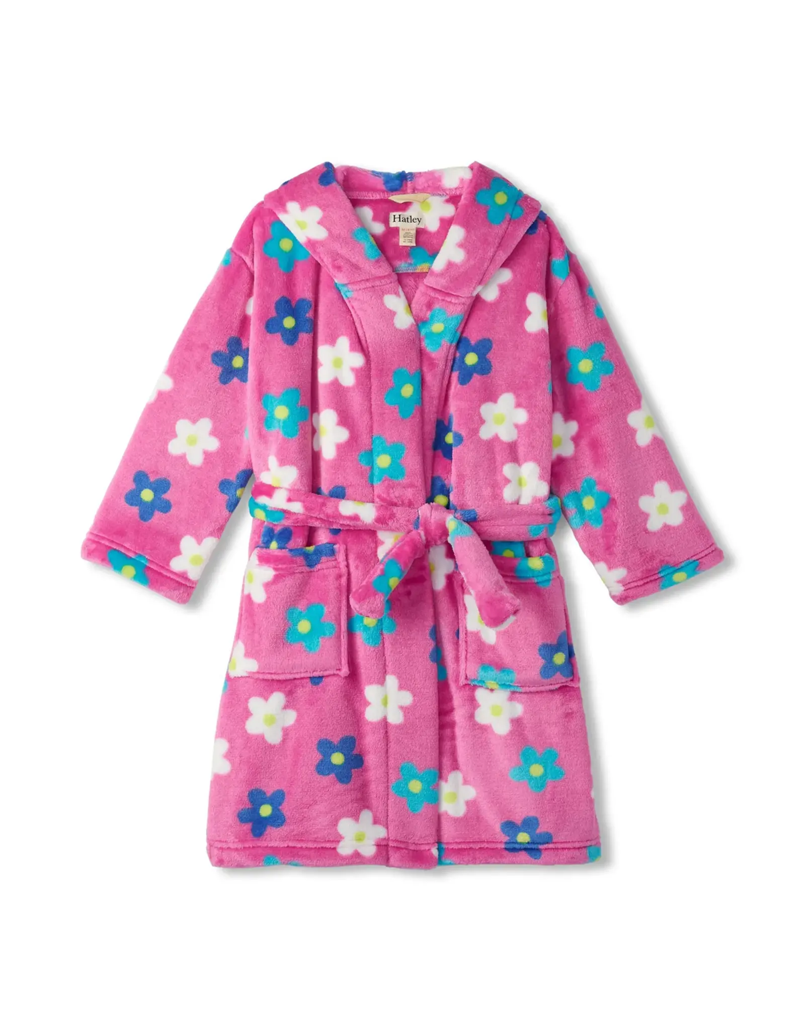 HATLEY HATLEY  YOUTH DAISY FUZZY FLEECE ROBE