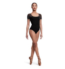 BLOCH ADULT VELVET CAP SLEEVE LEOTARD