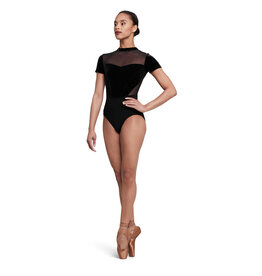 BLOCH ADULT VELVET OPEN BACK LEOTARD