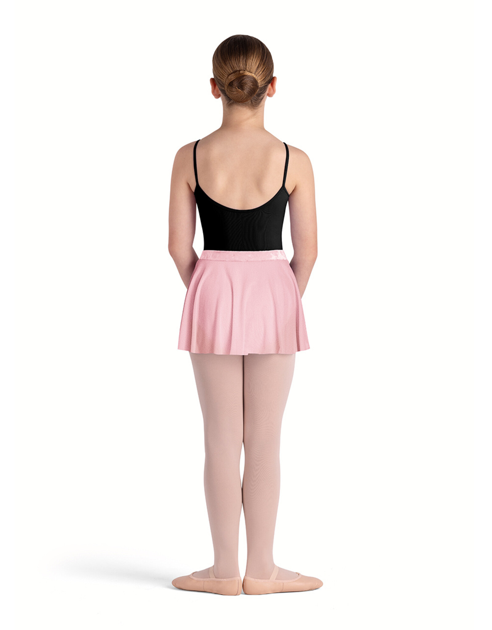BLOCH BLOCH CR5221 YOUTH HAUTE VELVET AND MESH PULL ON SKIRT