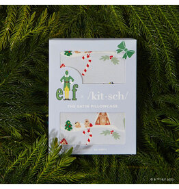 KITSCH KITSCH HOLIDAY ELF SATIN PILLOWCASE