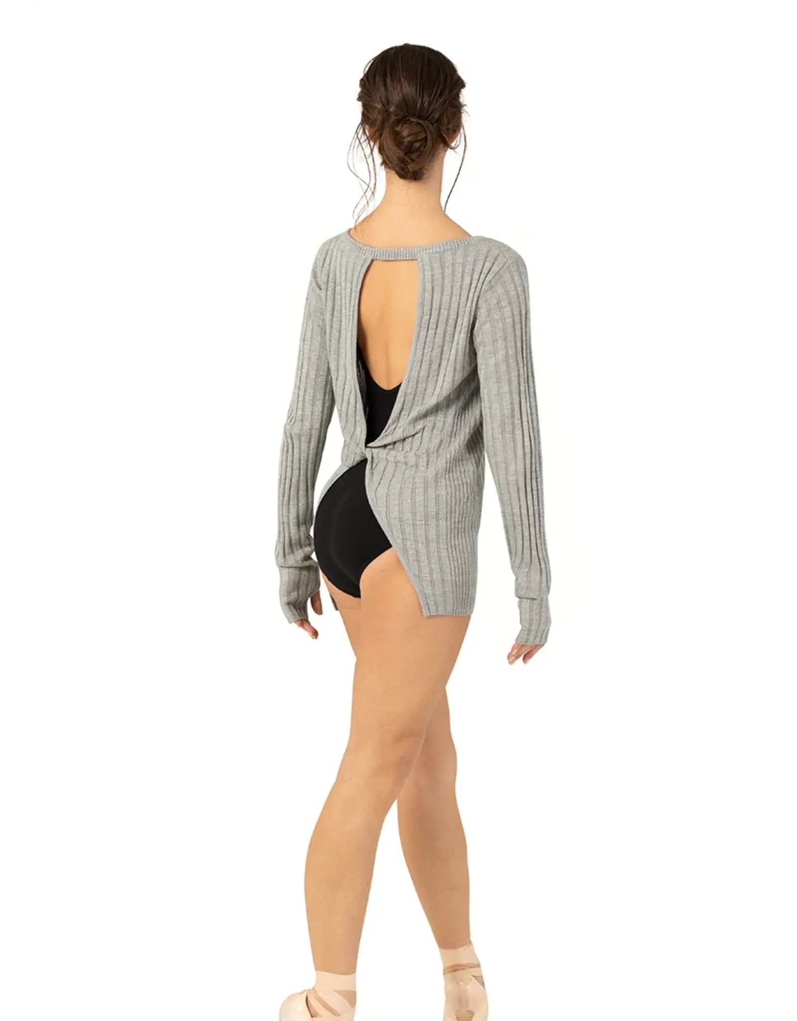 BLOCH BLOCH ADULT SAHARA KNITTED OPEN BACK SWEATER