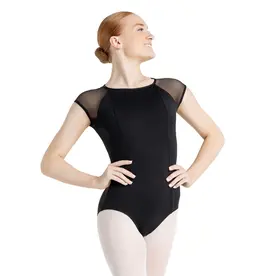 CAPEZIO ADULT RAGLAN SLEEVE HIGH NECK LEOTARD