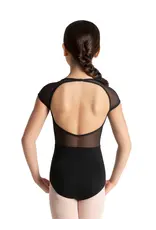 CAPEZIO CAPEZIO SE1076C YOUTH SHORT MESH SLEEVE LEOTARD