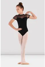 BLOCH BLOCH CL9272 YOUTH TWIST MOCK NECK CAP SLEEVE LEOTARD