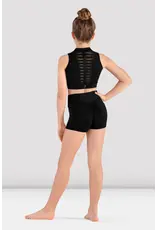 BLOCH BLOCH CR8464 YOUTH TWIST V FRONT SHORTS