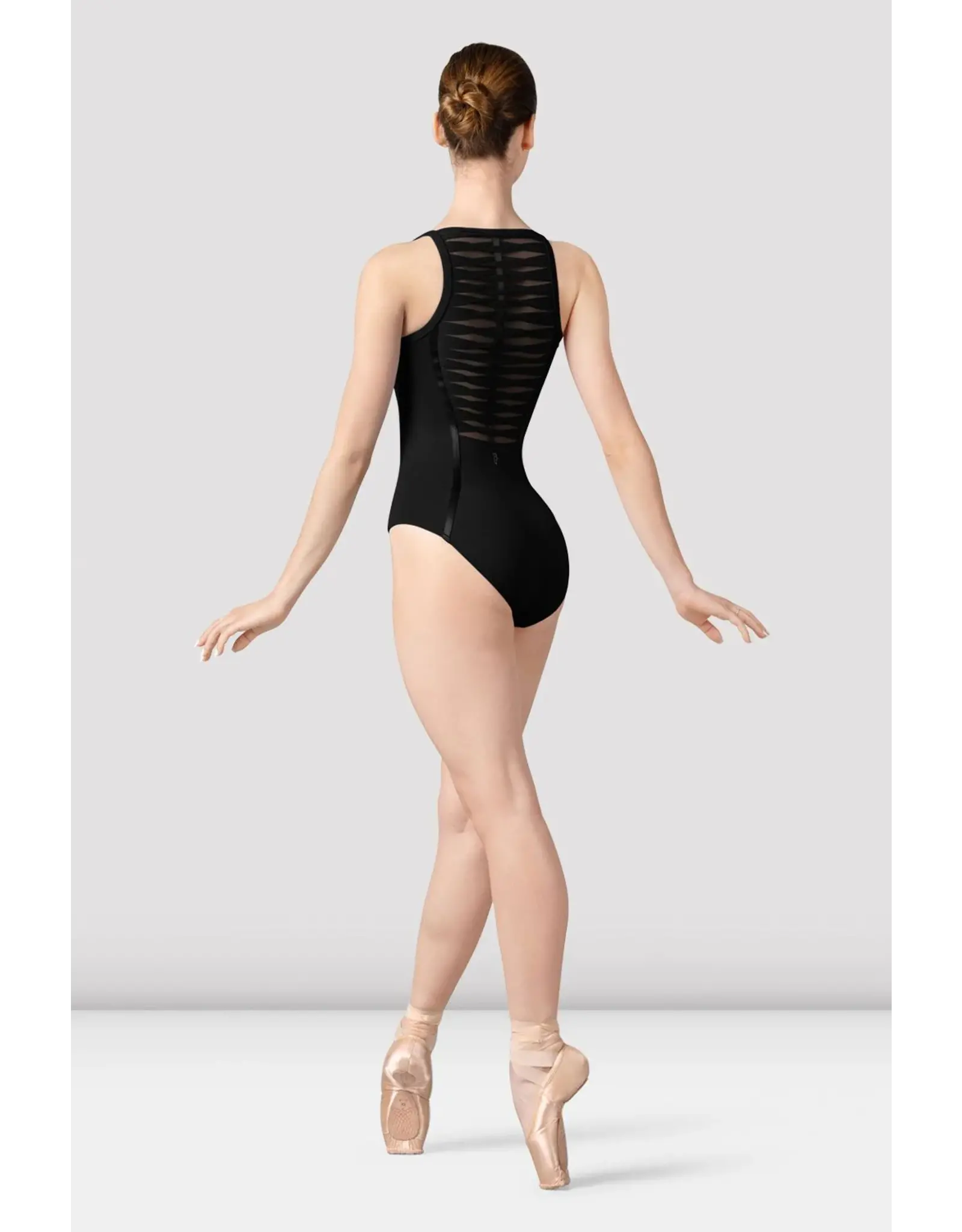 BLOCH BLOCH L5297 ADULT TWIST MESH BACK CAMISOLE LEOTARD