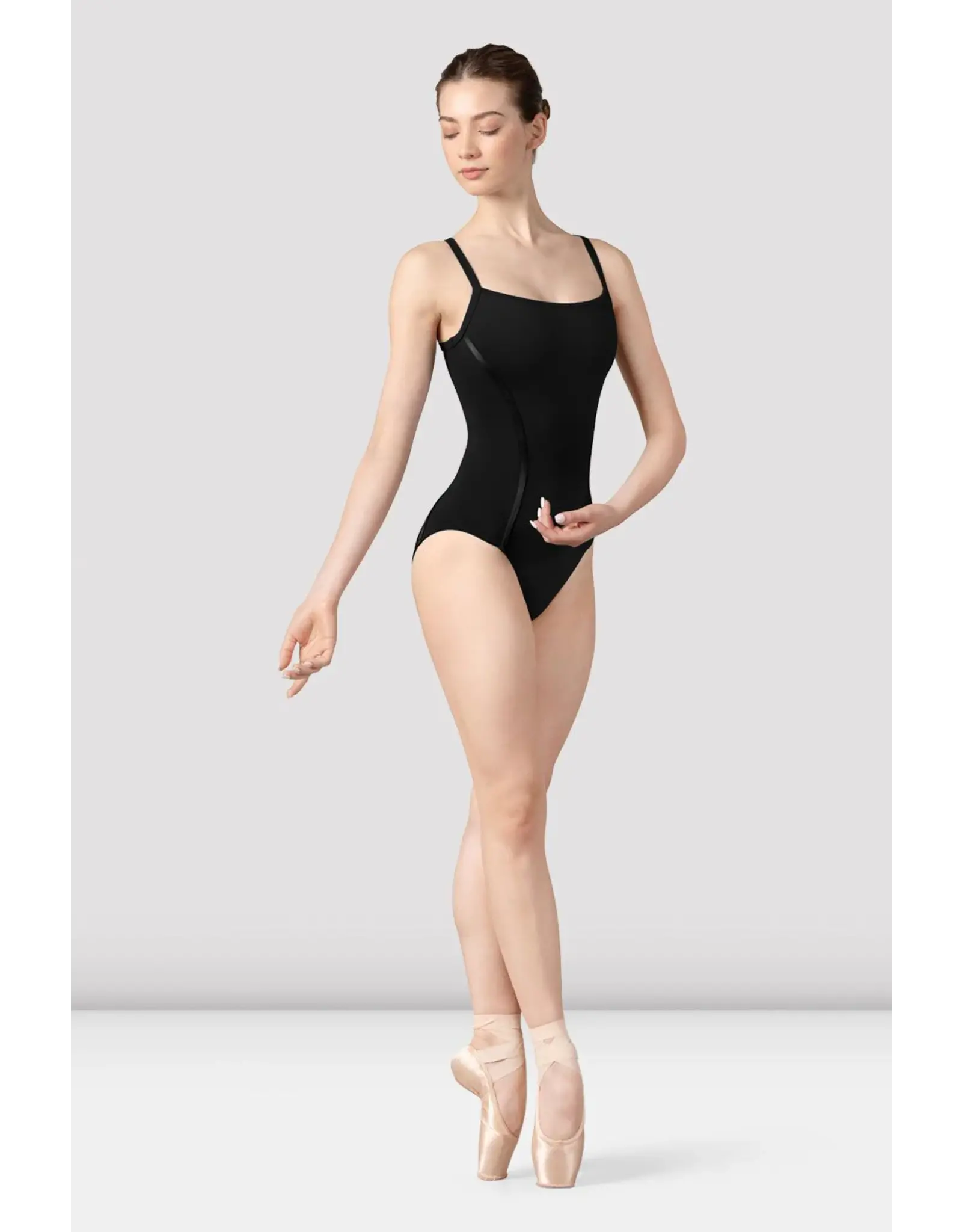 BLOCH BLOCH L5297 ADULT TWIST MESH BACK CAMISOLE LEOTARD