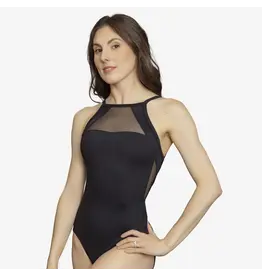 SO DANCA YOUTH CURVY HIGH NECK LEOTARD