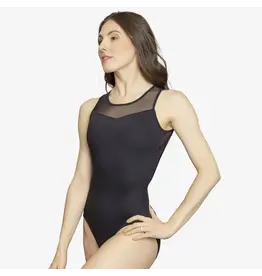 SO DANCA ADULT DOUBLE STRAP MESH LEOTARD