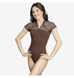 SO DANCA ADULT ZIP FRONT LEOTARD