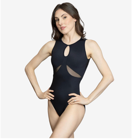 SO DANCA ADULT HIGH NECK KEYHOLE LEOTARD