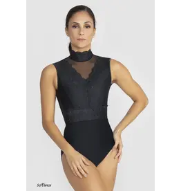 SO DANCA ADULT FLORAL LACE LEOTARD