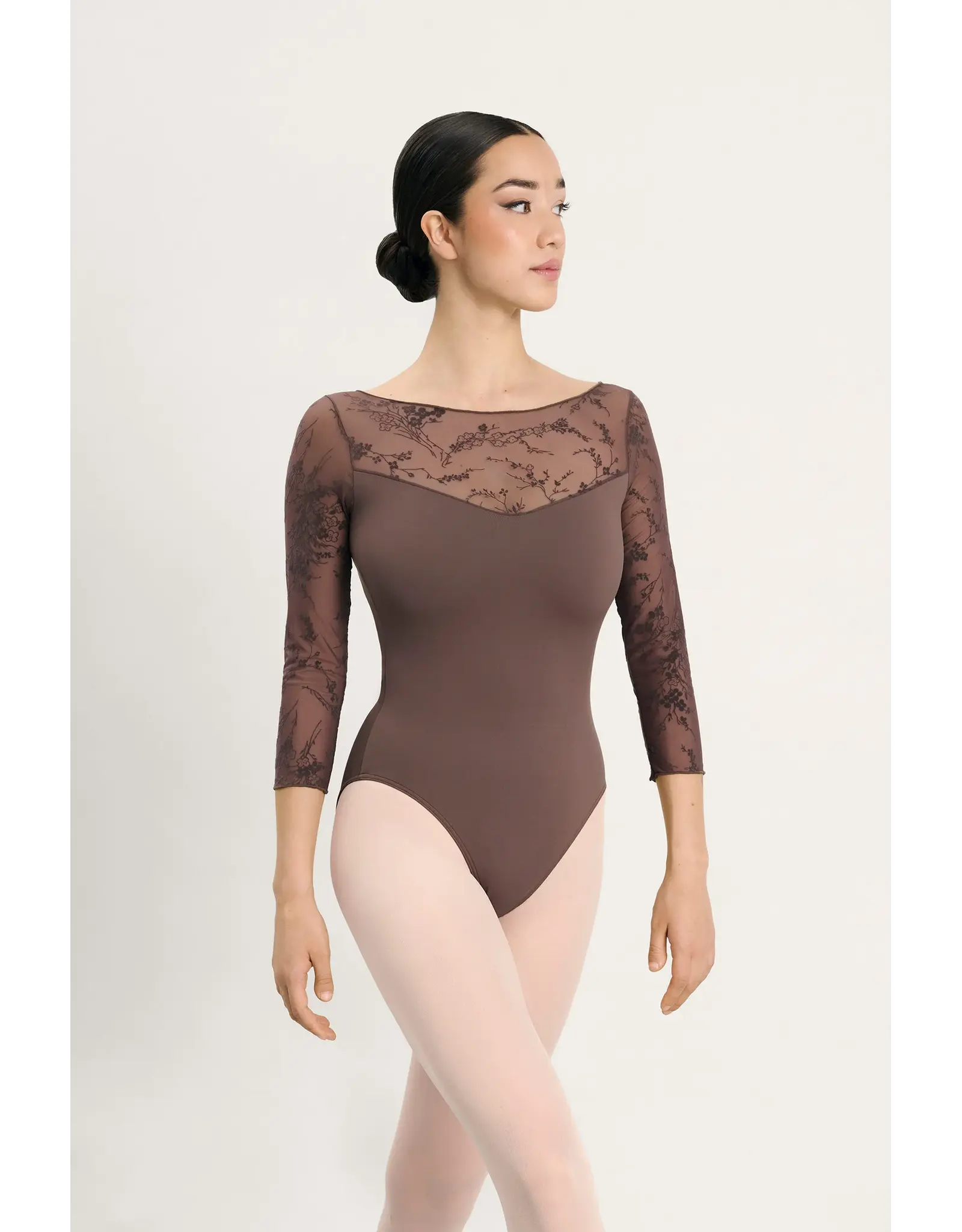 INTERMEZZO ADULT GINA 3/4 SLEEVE LEOTARD