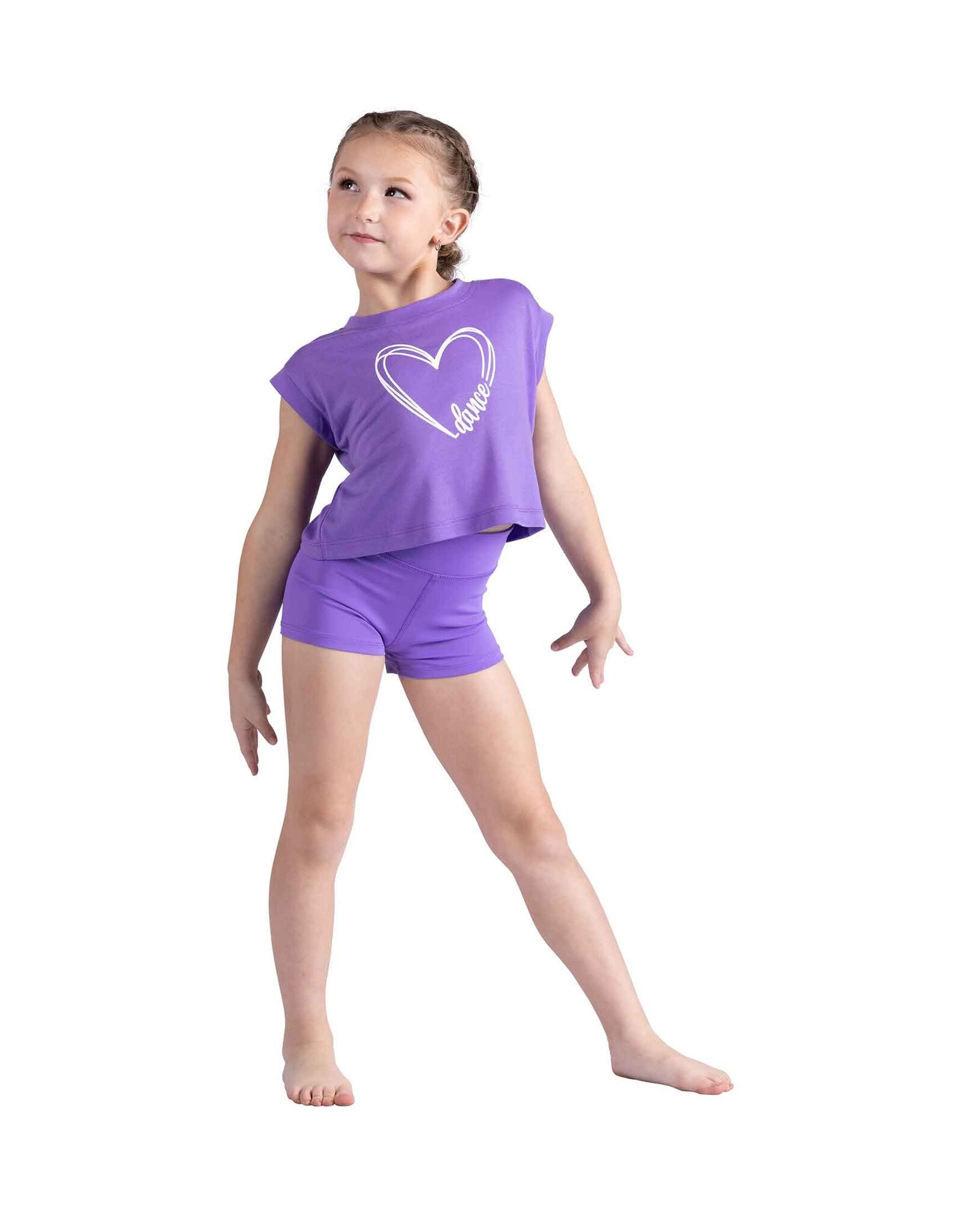 DANZNMOTION DANZNMOTION YOUTH DANCE HEART TEE 26306C