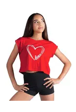 DANZNMOTION DANZNMOTION YOUTH DANCE HEART TEE 26306C