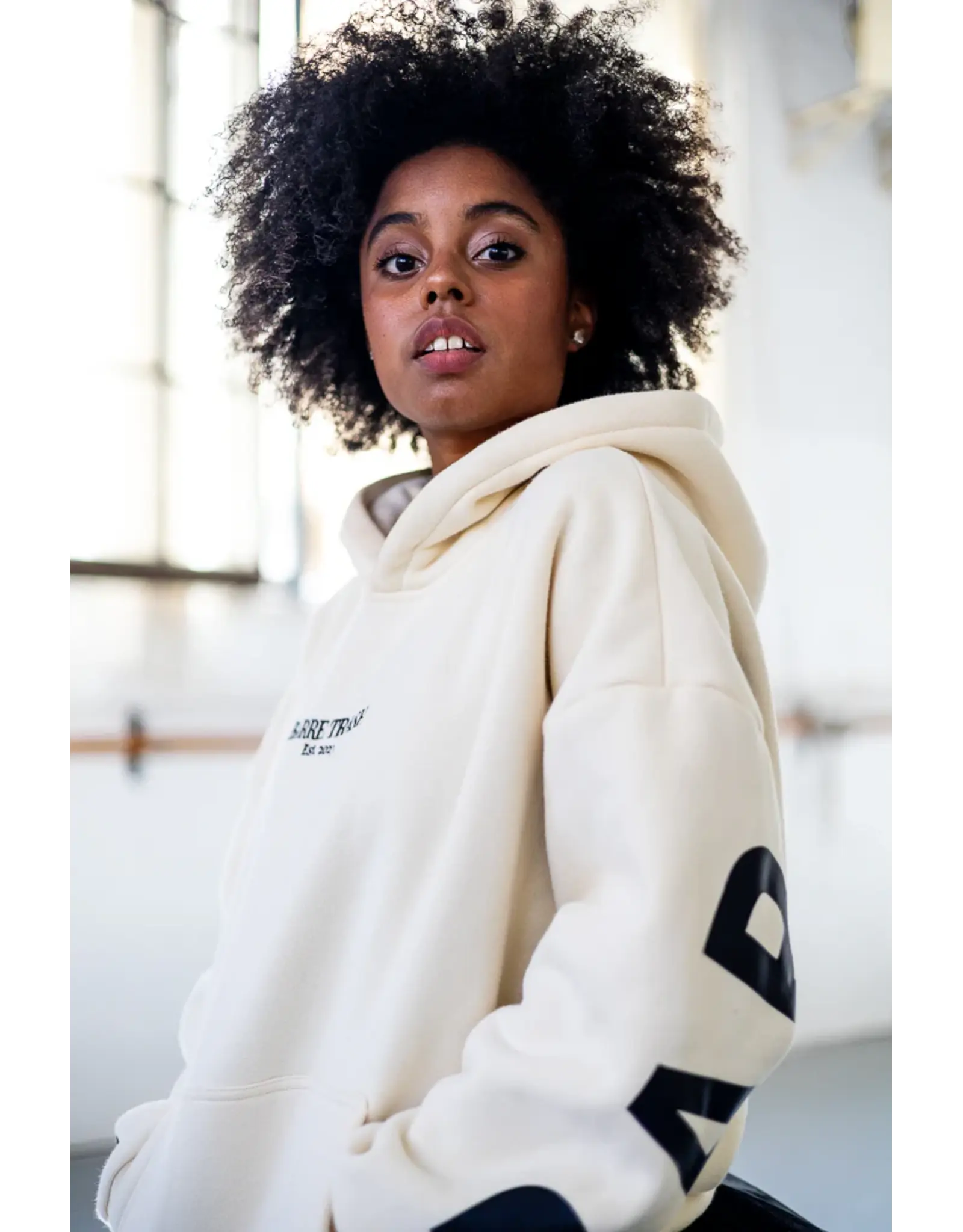 BARRE TRASH BARRE TRASH THE OVERSIZED HOODIE