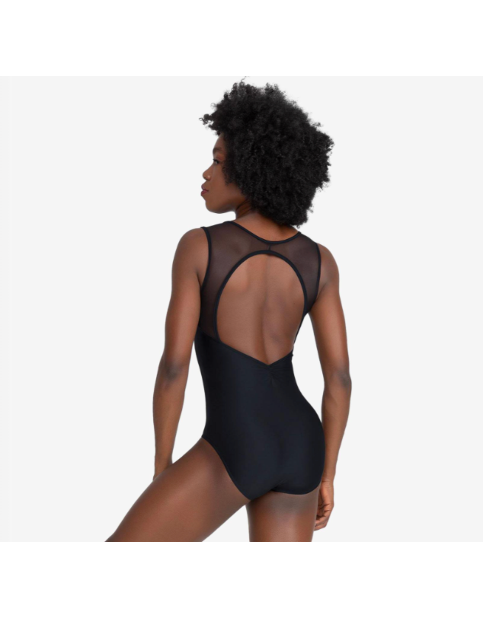 SO DANCA SO DANCA ADULT MESH NECKLINE LEOTARD BY57