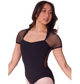 CAPEZIO ADULT CORSET SHORT SLEEVE LEOTARD