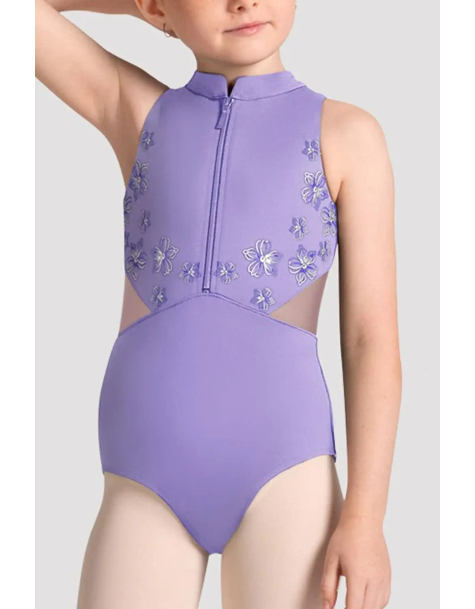 BLOCH CAYLA ZIP FRONT LEOTARD