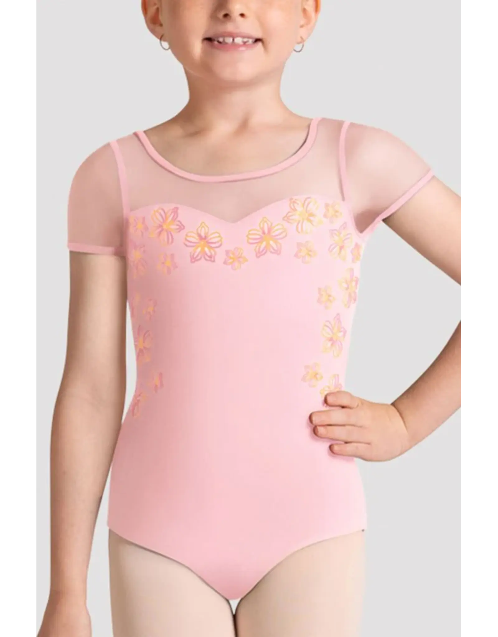 BLOCH LOGAN CAP SLEEVE LEOTARD