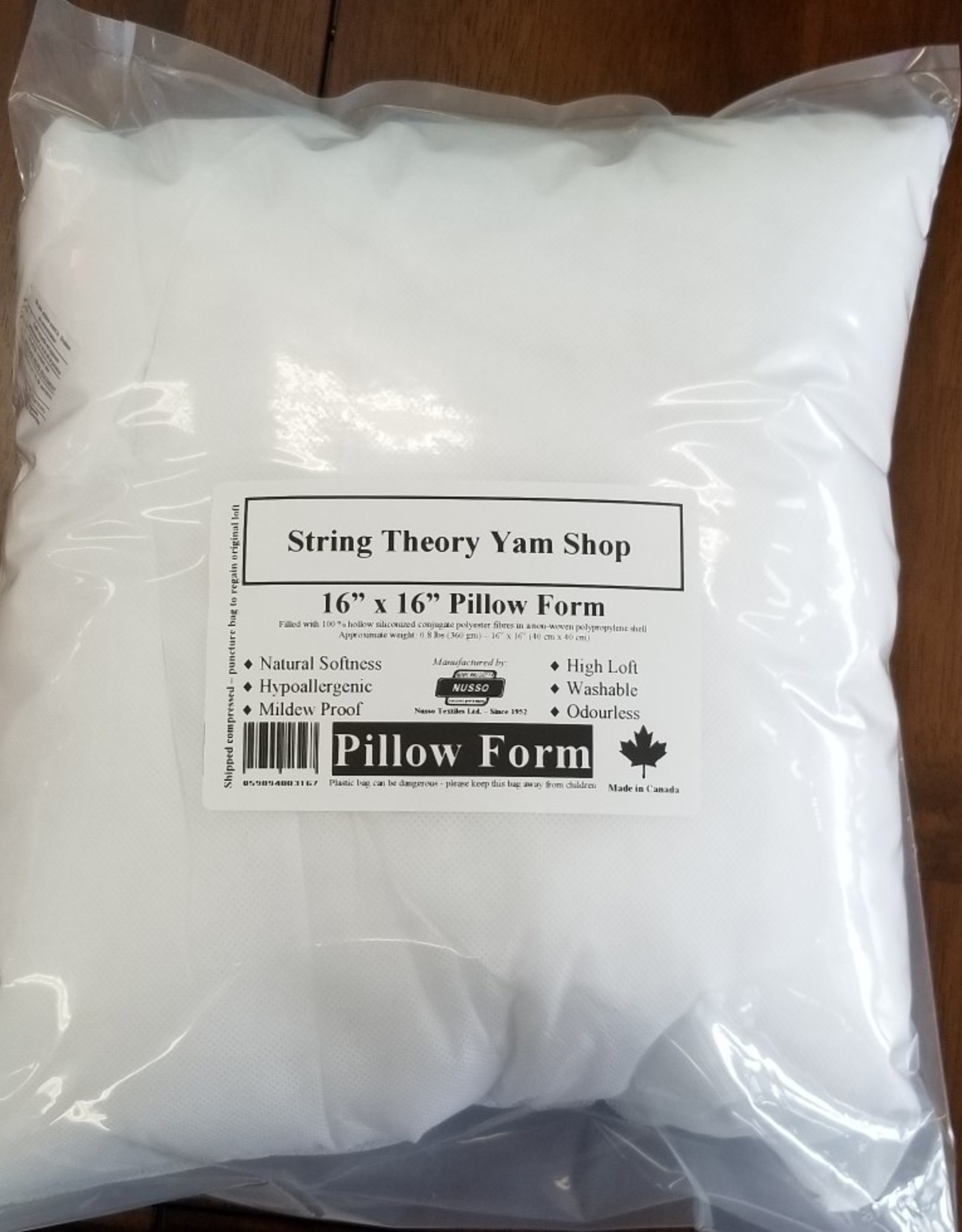 Pillow Form "16x"16