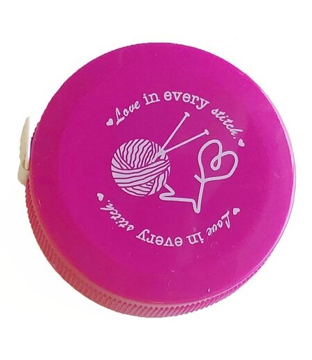 "Love in Every Stitch" Retractable Tape Measure