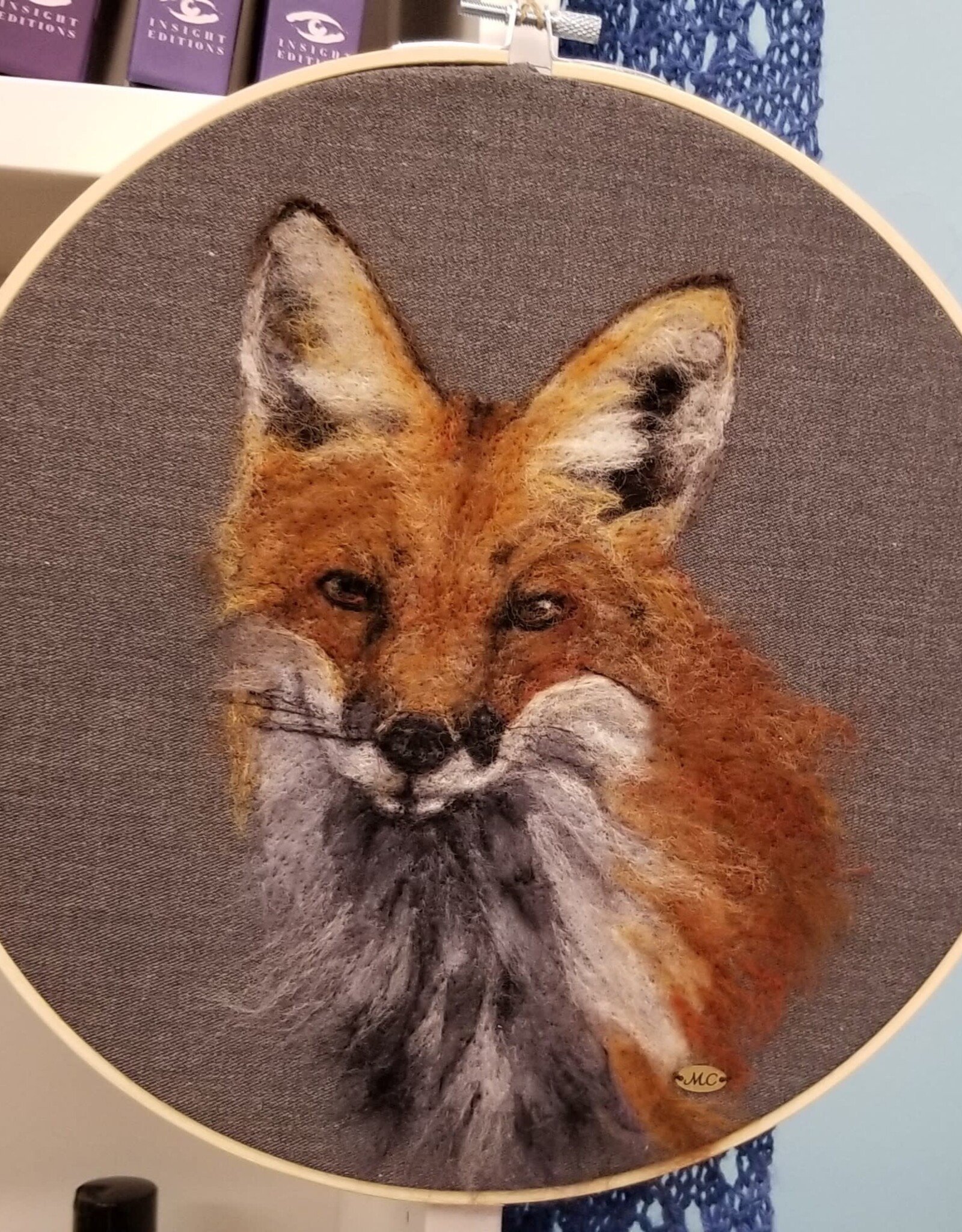 Felted Fox Portrait