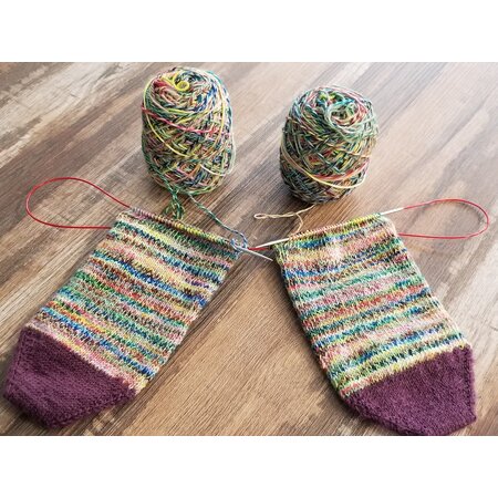 Knit Socks Two at A Time!