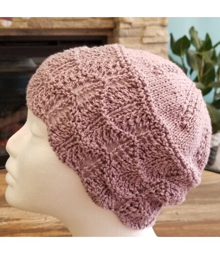 Learn to Knit Lace with the Foaming Waves Cap