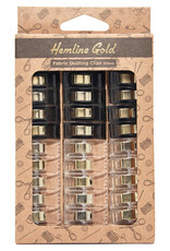 Hemline Gold Fabric Clips