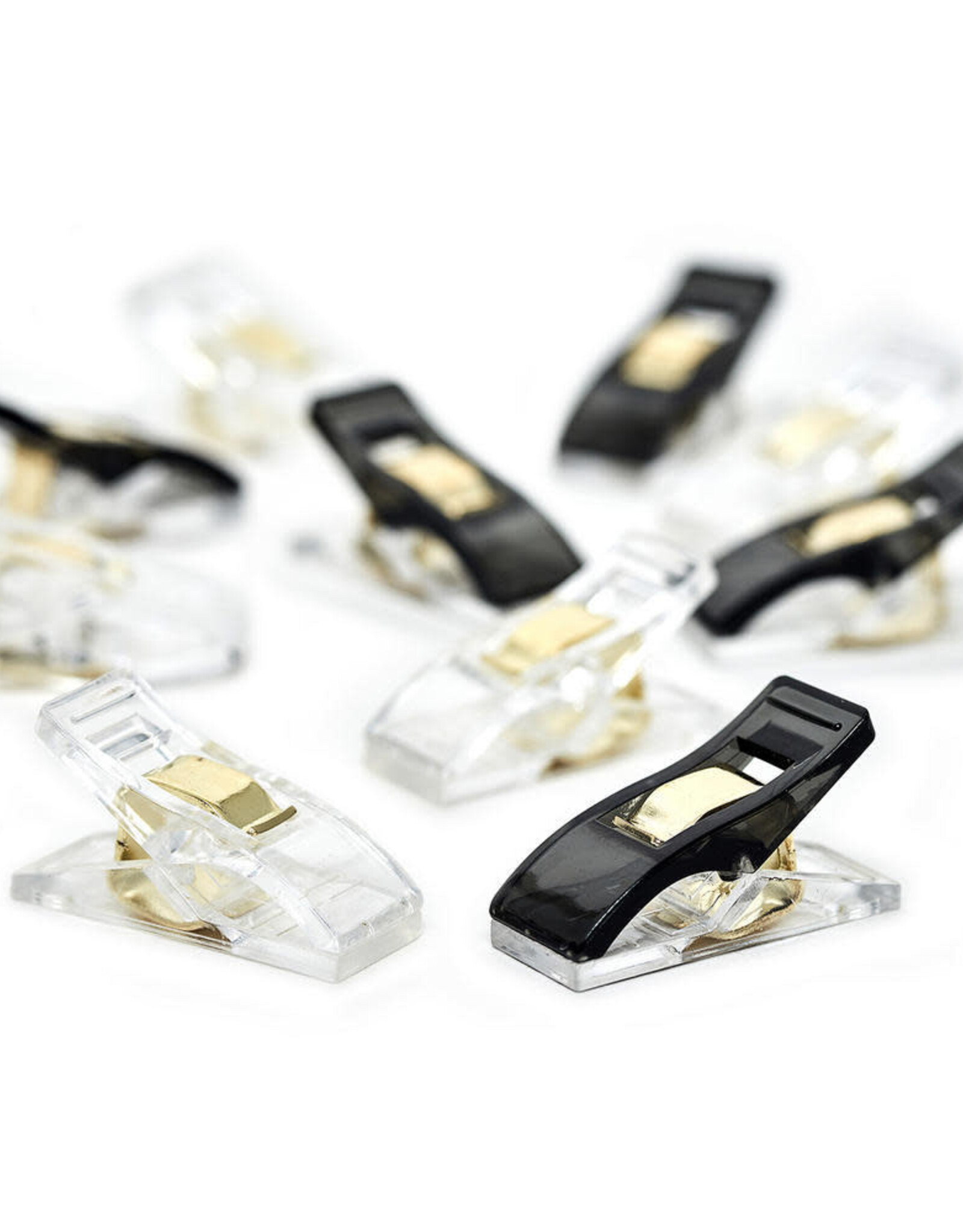Hemline Gold Fabric Clips