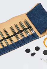 Indigo Wood Interchangeable Needles Set 5"