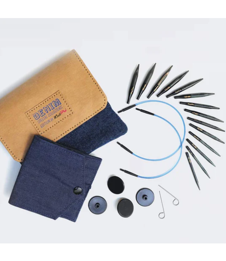 Indigo Wood "Mini" Interchangeable Needles Set - 2"