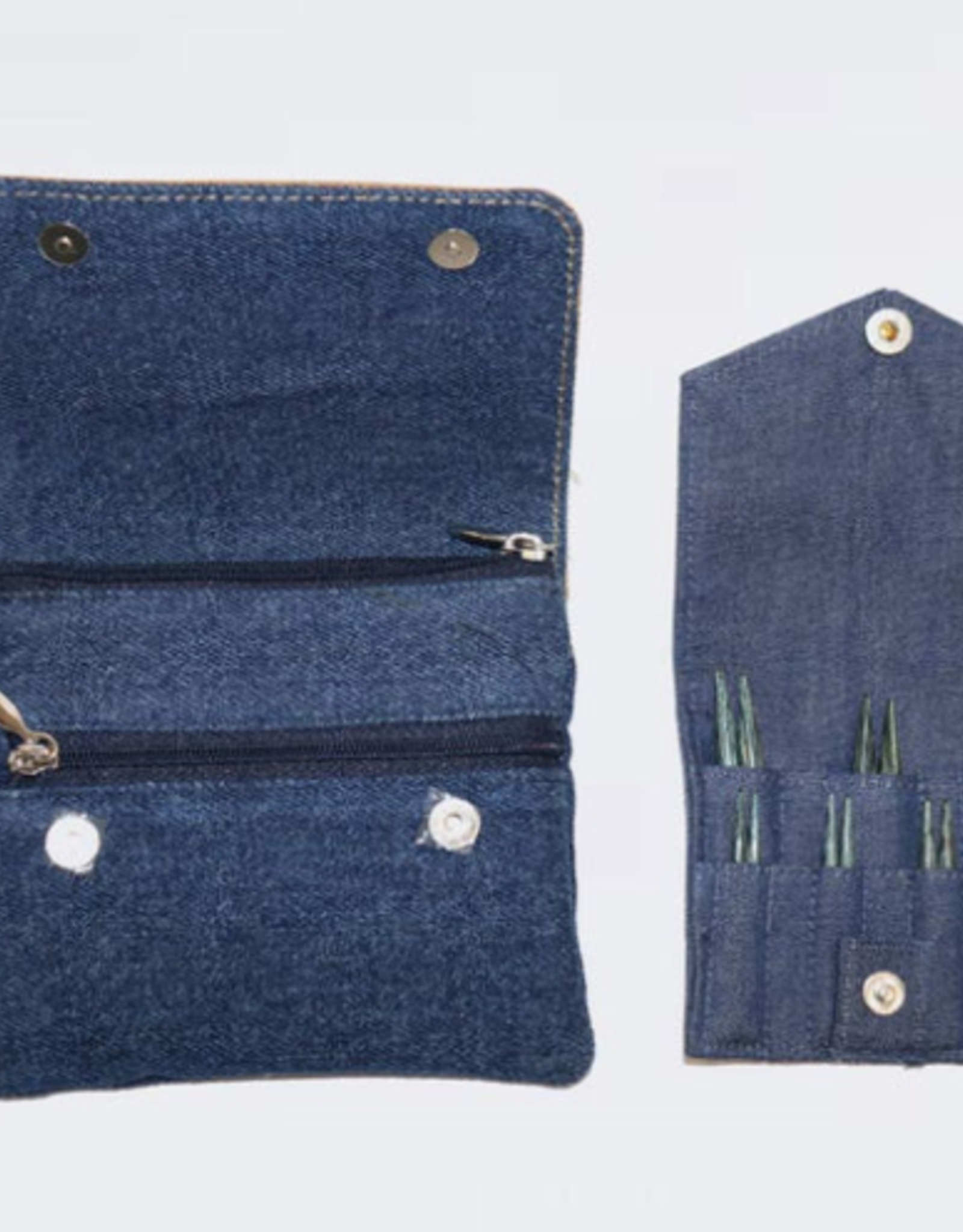 Knit Pro Indigo Wood "Mini" Interchangeable Needles Set - 2"