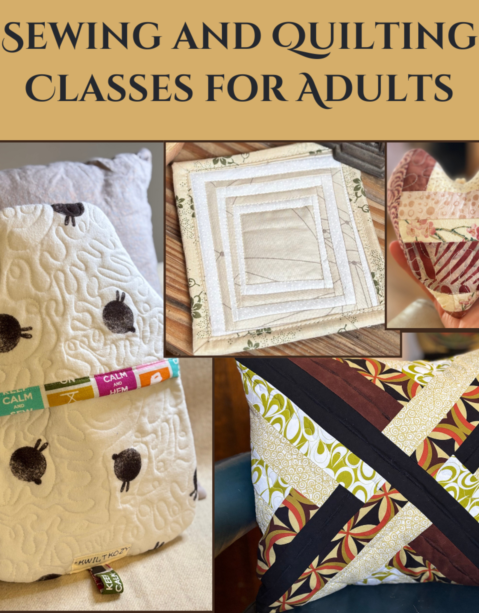 Sewing And Quilting Classes for Adults