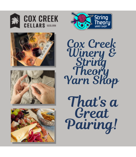 Wine and Yarn Tasting At Cox Creek Winery