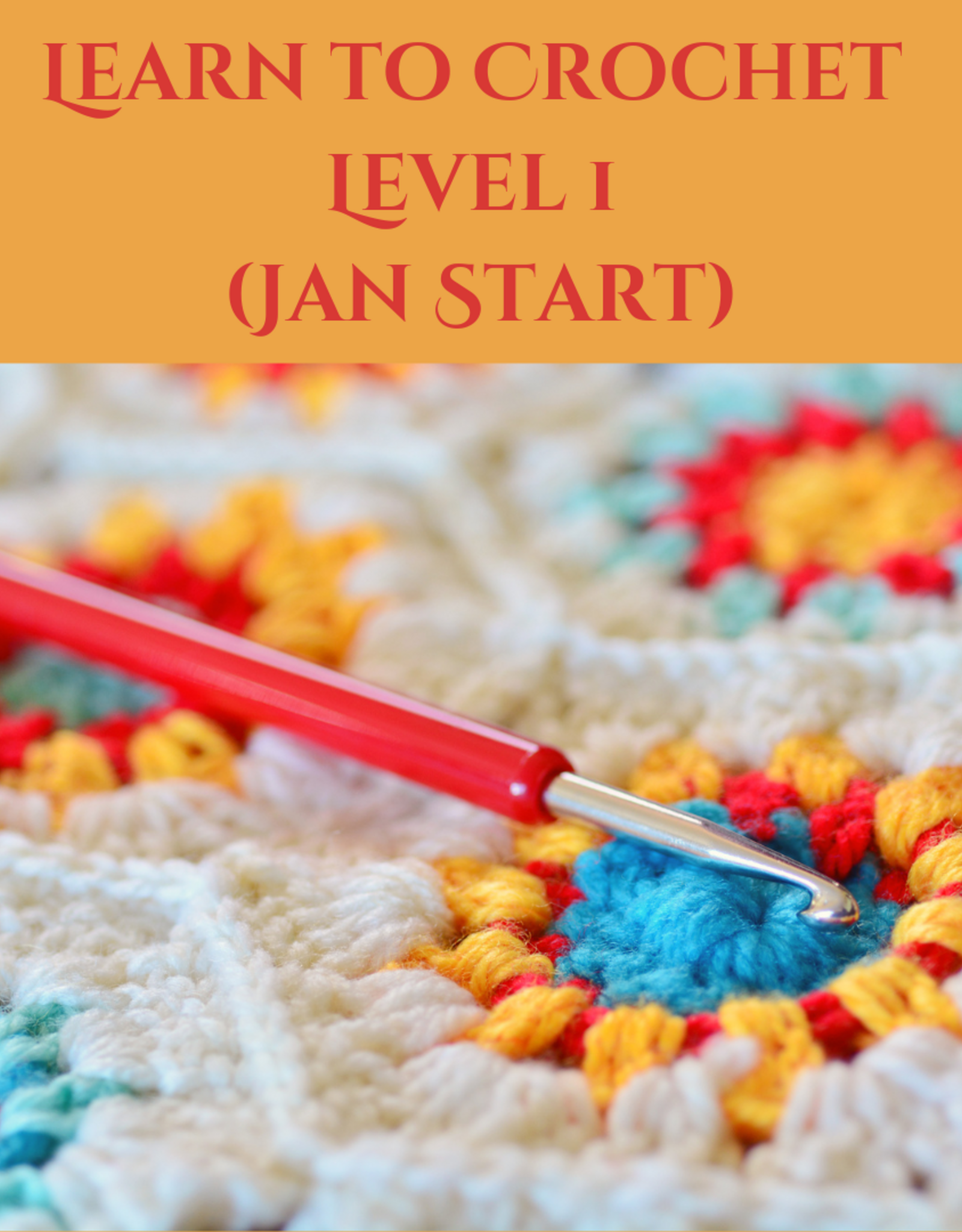 Learn to Crochet Level 1 (Jan Start)