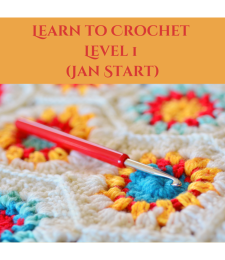 Learn to Crochet Level 1 (Jan Start)