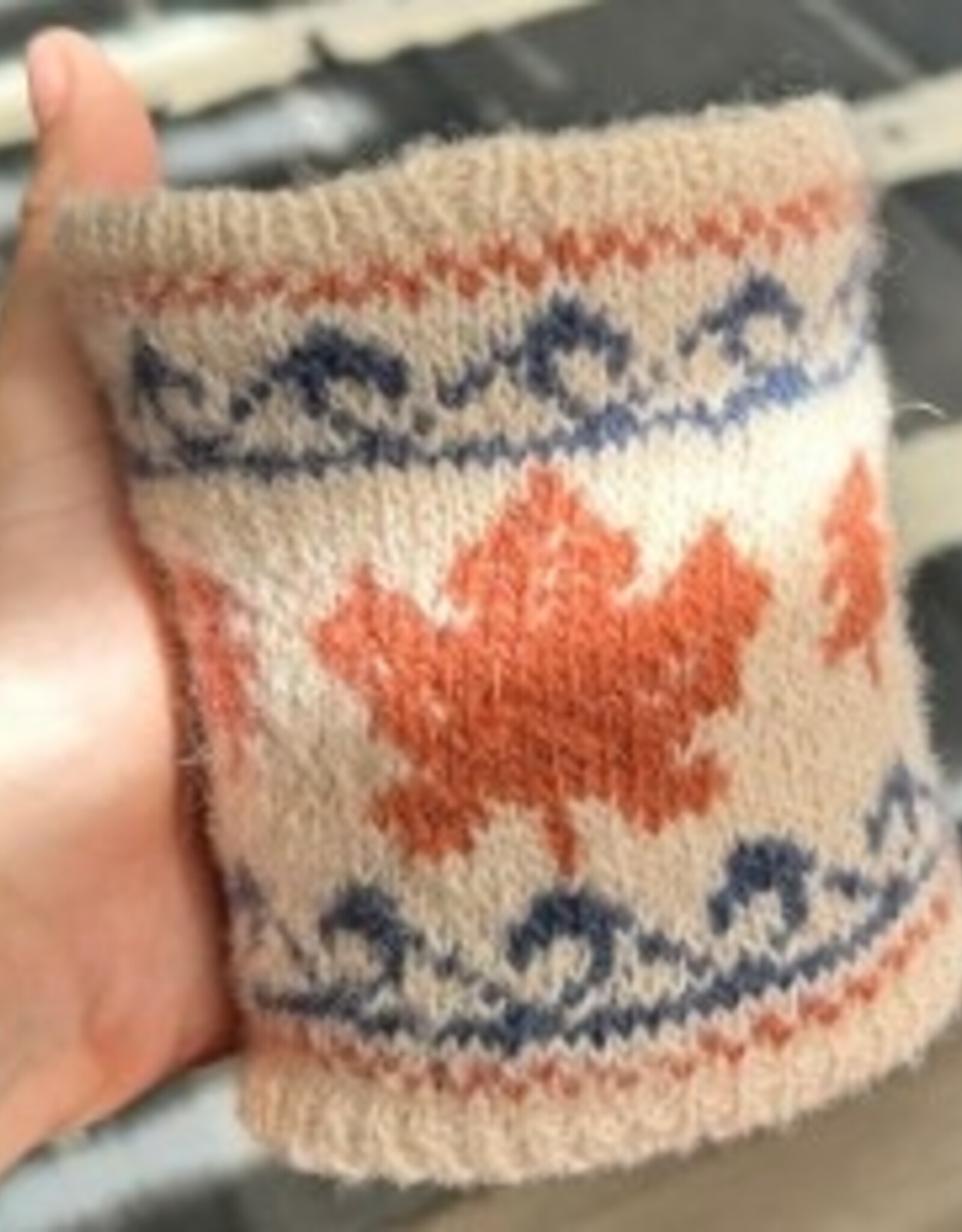 Knit, Purl, Cruise - Waxwing Cup Cozy Project