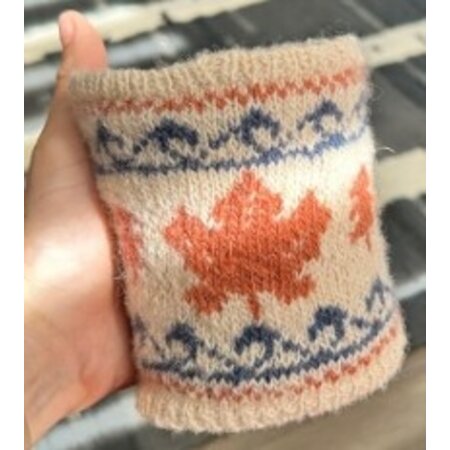 Knit, Purl, Cruise - Waxwing Cup Cozy Project