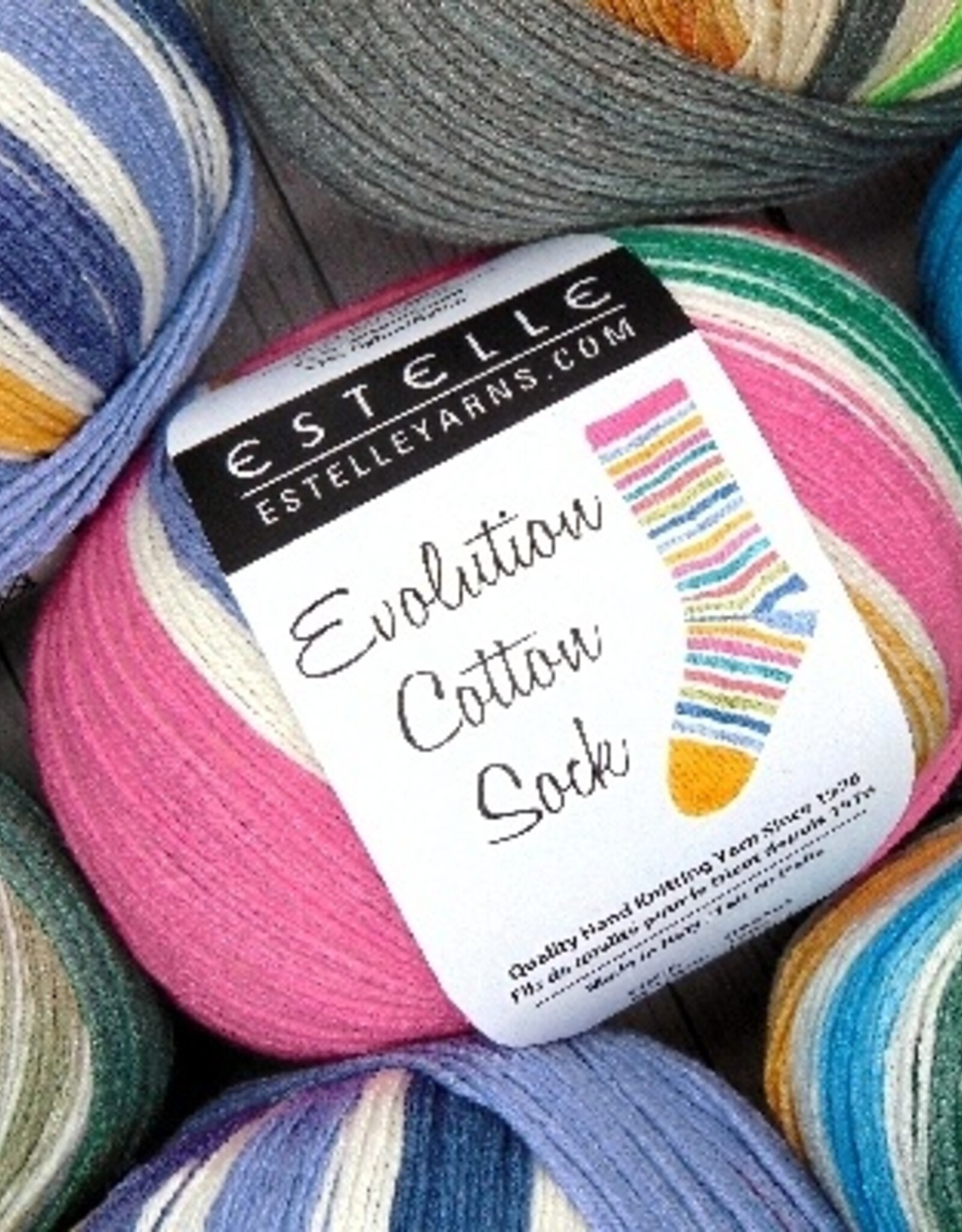 Estelle Yarns Evolution Cotton Sock